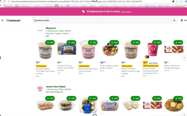 The search results of Kolachi cookie